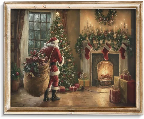 Miniatura 11 de Pintura vintage de paisaje de campo de flores silvestres, arte de pared de paisaje rural de granja, impresión artística de paisaje de jardín