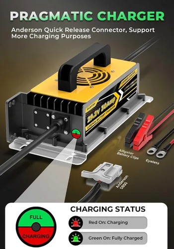Miniatura 9 de Cargador de batería de litio LiFePO4 de 29.2V 30A diseñado para batería LiFePO4 de 24V, con múltiples protecciones de seguridad, admite función