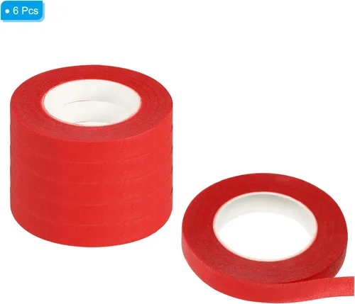 Miniatura 3 de PATIKIL Cintas florales de 30 yardas, 6 rollos de cinta de floristería, papel crepé, ramos de flores, cintas impermeables para envolver tallos
