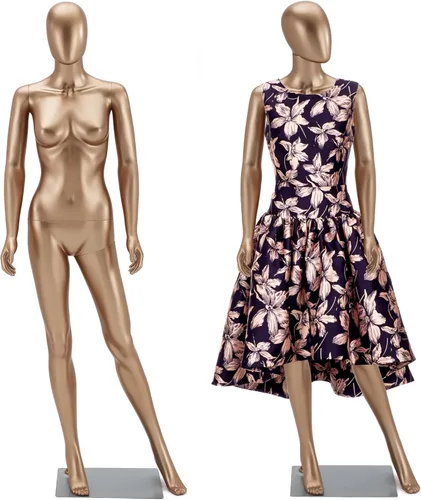 Miniatura 11 de Maniquí femenino de cuerpo completo negro - 70 pulgadas maniquí forma de vestido de exhibición de cuerpo completo maniquí Maniquí Torso Stand