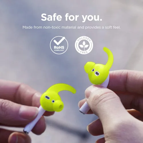 Miniatura 6 de elago Funda de gancho para auriculares compatible con Apple AirPods 2 y 1 o EarPods, diseño ergonómico, construcción duradera, acceso completo
