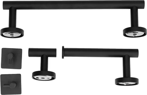 Miniatura 6 de TITA-DONG Toallero de acero inoxidable, bordes más suaves, toallero a prueba de óxido, almacenamiento ordenado, toallero duradero para baño, cocina