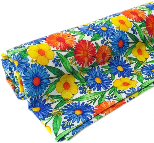1 yarda – Tela de algodón lindo elefante animal precortados (ideal para acolchado, costura, proyectos de manualidades y más) (color63)