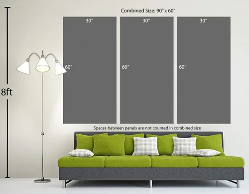 Miniatura 4 de 90 x 60 TOTAL - Sarasota, Florida USA Canvas Print Wall Art - 3 Panel Split, Triptych, home decor wall decor skyline 3 paneles