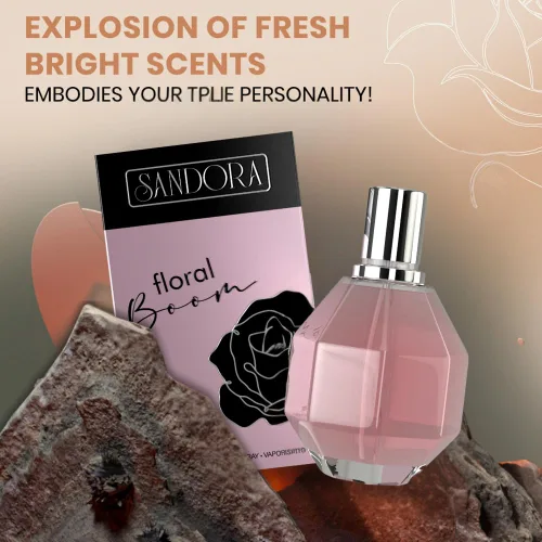 Miniatura 6 de Sandora Fragrances FLORAL BOOM - Perfume para mujer – Floral, bergamota y osmanthus; orquídea, jazmín, rosa, fresia y flor de naranja africana