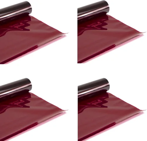 Selens Gel de corrección de color rojo de 16 x 20 pulgadas, 4 piezas, hoja de filtro de iluminación de color para 800 W, luz de cabeza roja,
