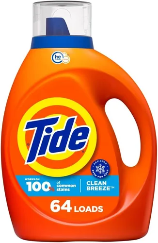 Miniatura 41 de Tide Detergente líquido para ropa, original, 100 cargas, 146 onzas líquidas, compatible con alta eficiencia