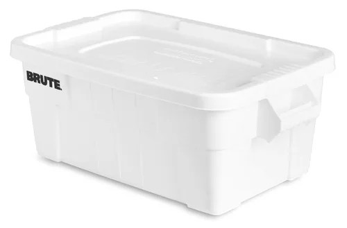 Miniatura 3 de Baúl con tapa Rubbermaid Commercial fg9s3100gray Brute, capacidad de 20 galones, 27-7/8 pulgadas, longitud x 17-3/8 pulgadas, ancho x 15-1/8 Gris