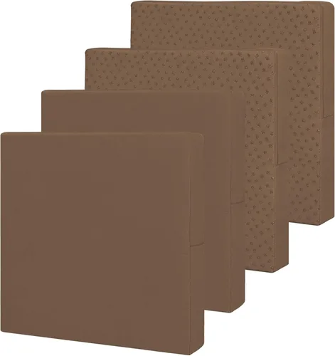 Miniatura 12 de Easy-Going - Paquete de 4 fundas de cojín impermeables para patio, de 24x22x4 pulgadas, fundas de repuesto antideslizantes para asientos al aire