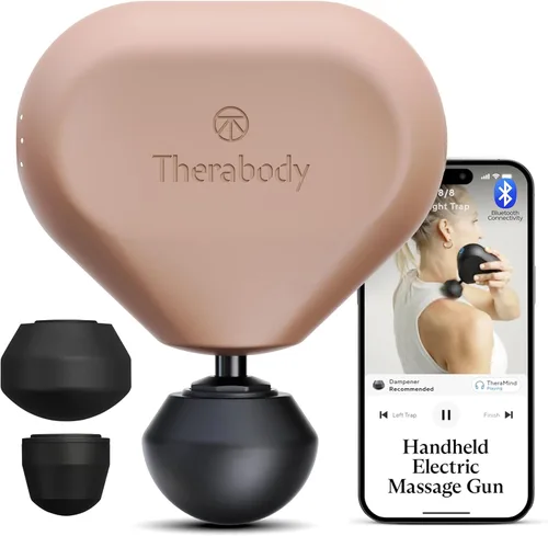 TheraGun Mini (3ª generación) de Therabody - Pistola de masaje ultraportátil y esencial de viaje para un alivio rápido y eficaz del dolor y la