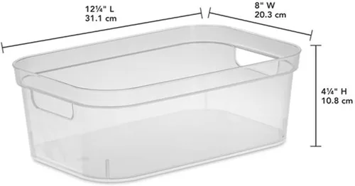 Miniatura 2 de Sterilite BIN Almacenamiento Transparente Pequeño 13228608