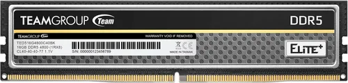 Miniatura 9 de TEAMGROUP Elite Plus DDR5 32 GB (2 x 16 GB) 6400 MHz PC5-51200 CL52 sin búfer sin ECC 1.1V UDIMM 288 pines Módulo de memoria de escritorio Ram Canal
