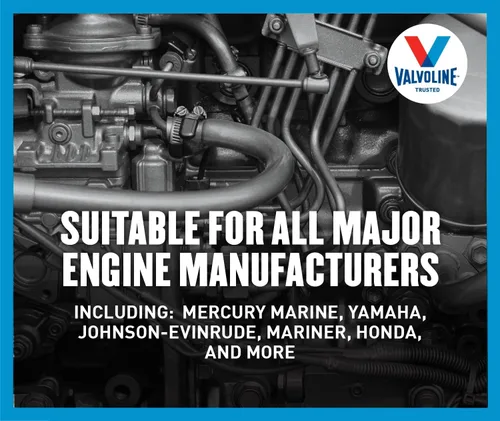 Miniatura 7 de Valvoline Aceite de motor sintético completo marino de 4 tiempos, 1 galón
