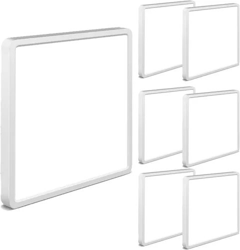 Miniatura 12 de 2Pack Lámpara de techo empotrada de 12 pulgadas 28W LED, lámpara de techo cuadrada de 3200LM 6000K blanca delgada de panel plano, lámpara de techo