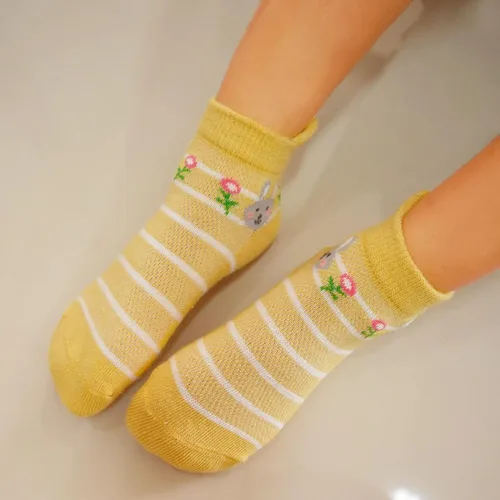 Miniatura 4 de RATIVE Calcetines antideslizantes con puños para bebés, niños y niñas