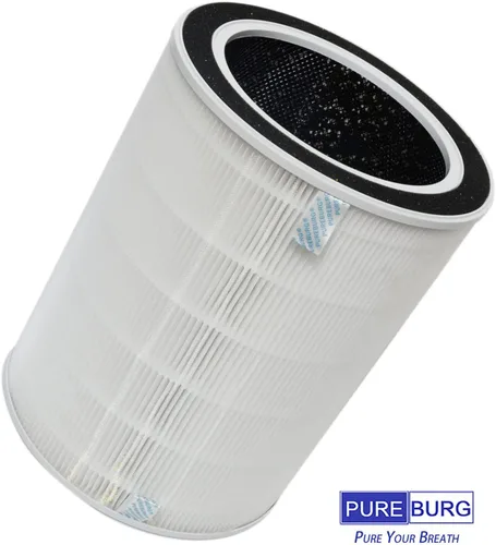 Miniatura 4 de PUREBURG NDAP-01 Filtro de repuesto compatible con Hestom NDAP-01 NDAP-02 Home HEPA purificadores de aire Parte VK-6052, H13 HEPA 4 etapas