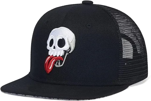 Miniatura 24 de Quanhaigou - Gorra con visera para hombre y mujer, estilo Hip Hop, con visera plana colorida, gorra de béisbol ajustable para adolescentes Coco Rojo
