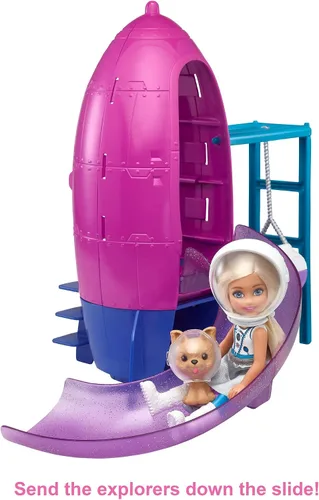Miniatura 3 de Barbie Space Discovery Chelsea Doll & Rocket Ship - Set de juego con cachorro
