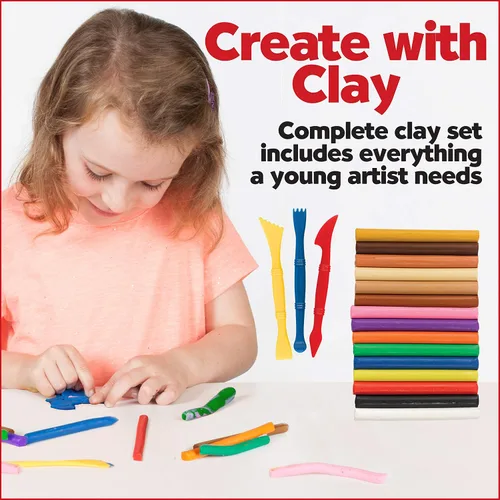 Miniatura 3 de Faber-Castell World Colors - Arcilla para modelar para niños, juego sensorial
