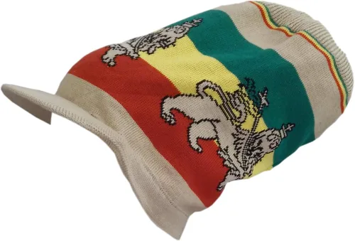 Miniatura 3 de Shoe String King SSK Rasta Knit Tam Hat Dreadlock Gorra con múltiples diseños y tamaños.