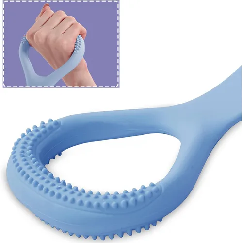 Miniatura 3 de HUICHAI Figura 8 - Banda de resistencia para fitness con asas, barra pura, entrenamiento de pecho, brazo y hombro, bandas elásticas para ejercicio