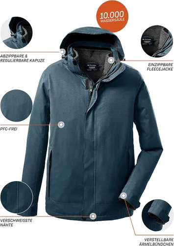 Miniatura 3 de Chaqueta 3 en 1 para hombre KOW 167 MN