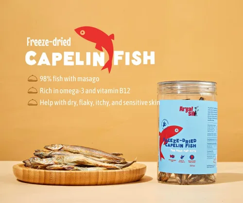 Miniatura 4 de Arya Sit! - Golosinas para perros liofilizadas de un solo ingrediente (pescado capelán)