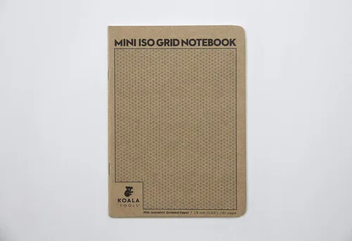 Miniatura 14 de KOALA TOOLS Mini cuaderno de papel cuadriculado 5" x 7", 60 pp. - Juego de cuadernos de campo cuadriculado, cuadrícula y gráficos - Para uso
