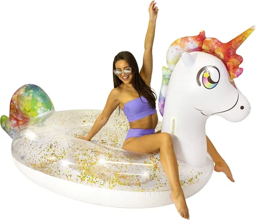 Miniatura 8 de Poolcandy Gigantic Inflatable 2 to 3 Person Pool, Beach, and Lake Swim rafts