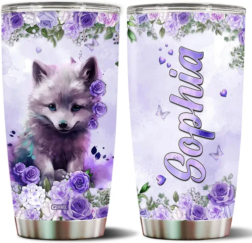 Miniatura 18 de Vaso de abeja personalizado con nombre personalizado de abejas reinas, regalos para mujeres, tazas de agua, botella de agua de 20 onzas, regalo