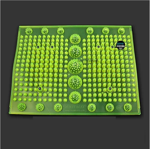 Reflexology - Alfombrilla de masaje de pies que estimula la circulación sanguínea, acupresión, pies, placa de masajeador con imán (1. alfombrilla