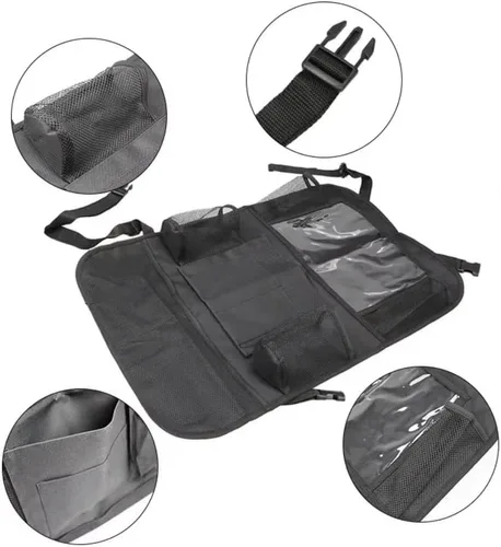 Miniatura 6 de Helteko Organizador de Asiento de Automóvil, Versión Ultra Organizadores de Asiento Trasero para Niños y Almacenamiento, Protector de Asiento