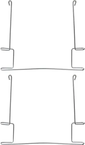 Miniatura 2 de Buyers Products 405BC - Soportes antivela cromados para aletas de barro, 26.13 x 21 pulgadas, juego de dos, mantiene las aletas rectas y planas