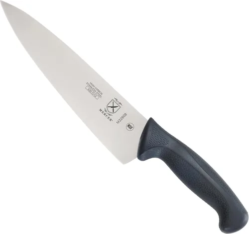 Miniatura 21 de Mercer Culinary M23880 Millennia Black Handle - Cuchillo para pan con mango negro, borde ondulado curvo de 10 pulgadas