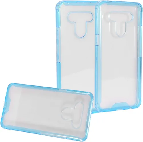 Miniatura 4 de Para LG K51, LG Reflect (LM-K500) - Funda híbrida de TPU - AC4 Azul