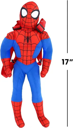 Miniatura 6 de Marvel Spider-Man - Mochila de felpa de 17 pulgadas