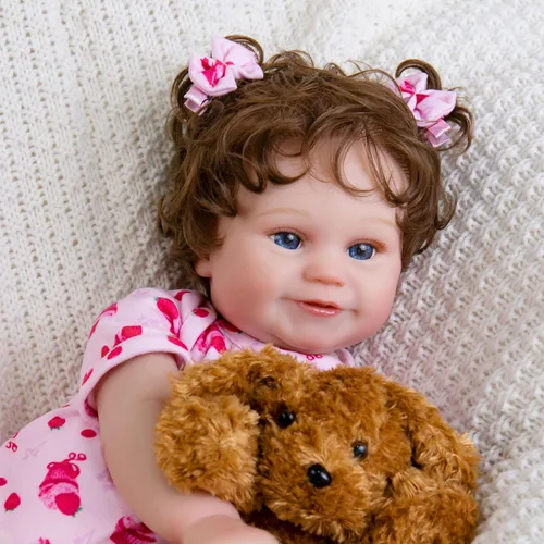 Miniatura 15 de EKOKIZ Ropa de muñecas Reborn para bebé, ropa de bebé niño perfectamente lindos, trajes de muñecas recién nacidas de 17 a 20 pulgadas, accesorios