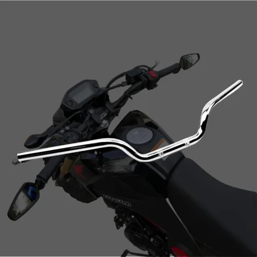 Miniatura 6 de Manillar de motocicleta de 7/8 pulgadas, 0.866 in, manubrio Cafe Racer, barras de arrastre universales para Cafe Race Bobber Motocross Dirt Pit Bike