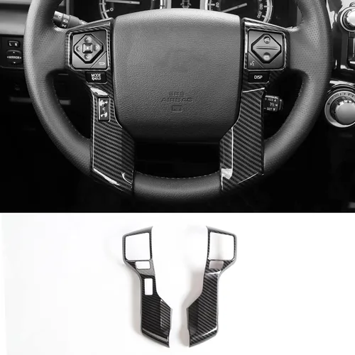 Miniatura 10 de Voodonala Funda decorativa para volante de 4runner, ajuste para Toyota Tacoma 2014-2021 Tundra Sequoia 2018-2021 Toyota 4runner SUV 2010-2021