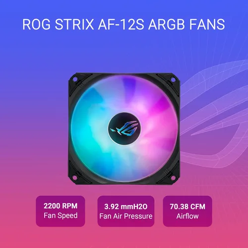 Miniatura 4 de ASUS Enfriador líquido ROG Strix LC III 360 ARGB LCD todo en uno para CPU - Intel® LGA 1700, 1200, 115X - AMD Socket AM4, AM5 - con LCD IPS de 2.1