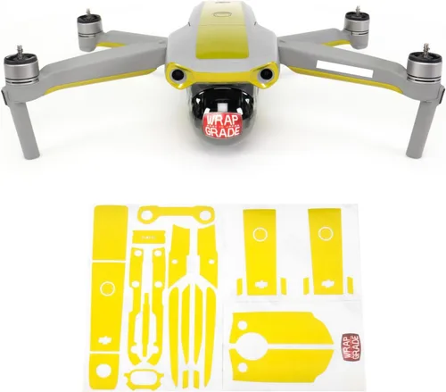 Miniatura 5 de Wrapgrade Skin compatible con DJI Mavic Air 2 Color de acento B (blanco racing)