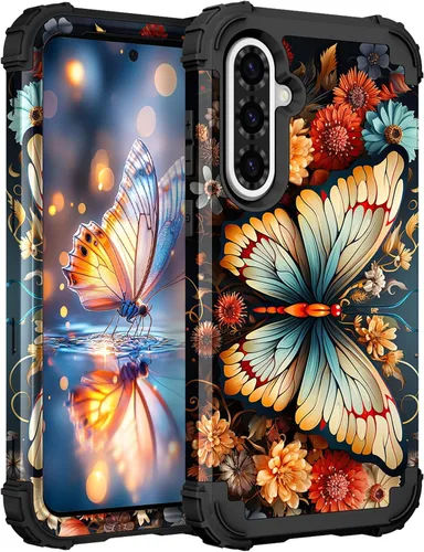 Miniatura 58 de Hocase Funda para Galaxy A37 5G, protección resistente a prueba de golpes, parachoques de goma de silicona suave+funda protectora híbrida