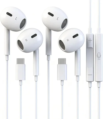 Miniatura 9 de 2 paquetes de auriculares con cable para iPhone, auriculares de 3.5mm con micrófono y control remoto incorporado, llamadas ultra claras y sin ruido