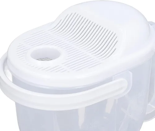 Miniatura 9 de Arandela de arroz, Colador de quinua de plástico Limpieza Herramientas de cocina de frutas vegetales, Limpiador de arroz, Filtro de filtro tamiz