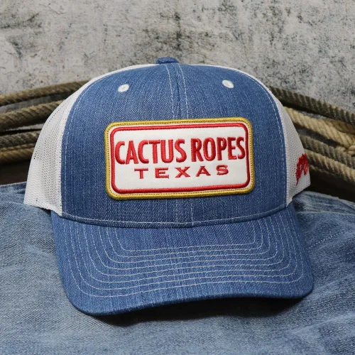 Miniatura 19 de HOOEY Adjustable Snapback Trucker Hat with Cactus Ropes Logo