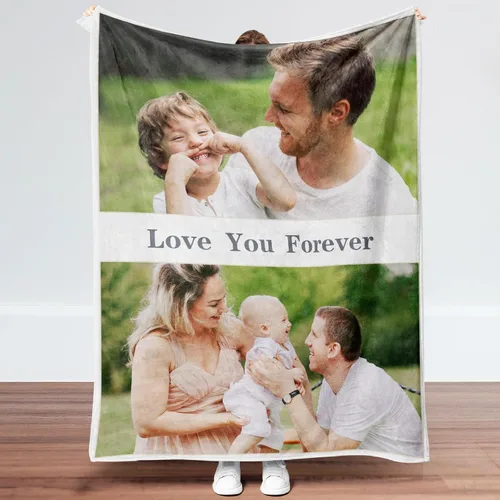 Miniatura 19 de Manta personalizada con fotos, manta de fotos personalizada, mantas personalizadas para parejas, regalos para cumpleaños, Navidad, aniversario, 7