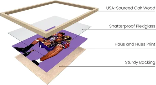 Miniatura 2 de HAUS AND HUES Póster de Kobe Bryant, Imagen de Kobe Bryant, Pósteres de Baloncesto para Dormitorio de Niños, Arte de Pared de Baloncesto para Marco