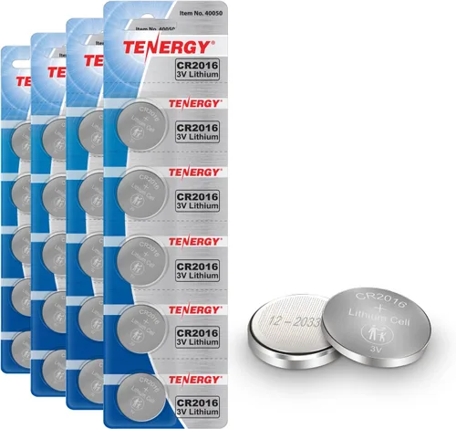 Miniatura 7 de Tenergy Batería CR2016, relojes de batería de litio CR2016 de 3 V, llaveros, calculadoras, dispositivos médicos y más, 5