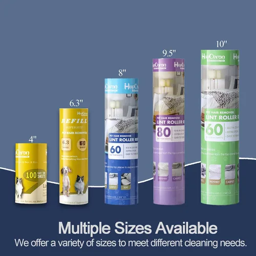 Miniatura 7 de Recambios de rodillo de pelusa de superficie grande de 8 pulgadas para rodillo de pelusa Scotch-Brite 50% más pegajoso, se adapta a la mayoría