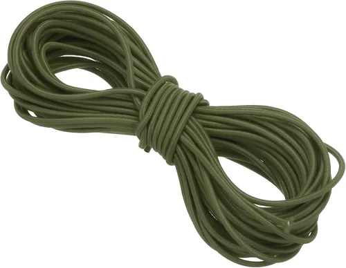 Miniatura 113 de PATIKIL Cuerda elástica elástica de 109 yardas (328.1 ft), cuerda elástica pesada de 0.059 in, albaricoque para manualidades, correas de gancho